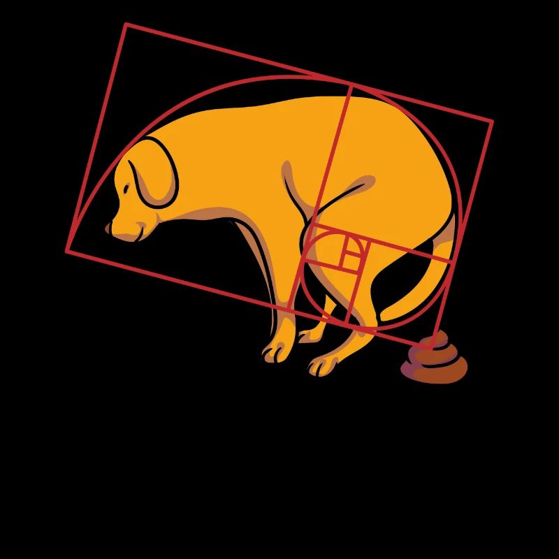 Mèmes de chiens du nombre d’or de Fibonacci
