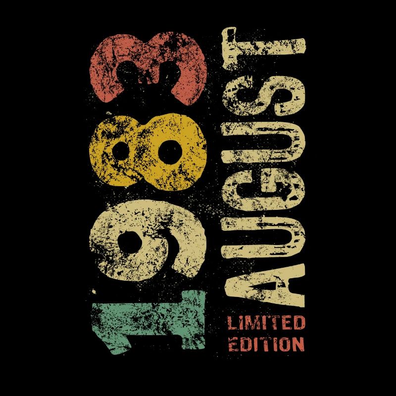 Limited Edition August 1993 Geburtstag - Geschenk