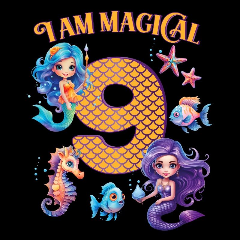 Mermaid Anniversaire 9 ans