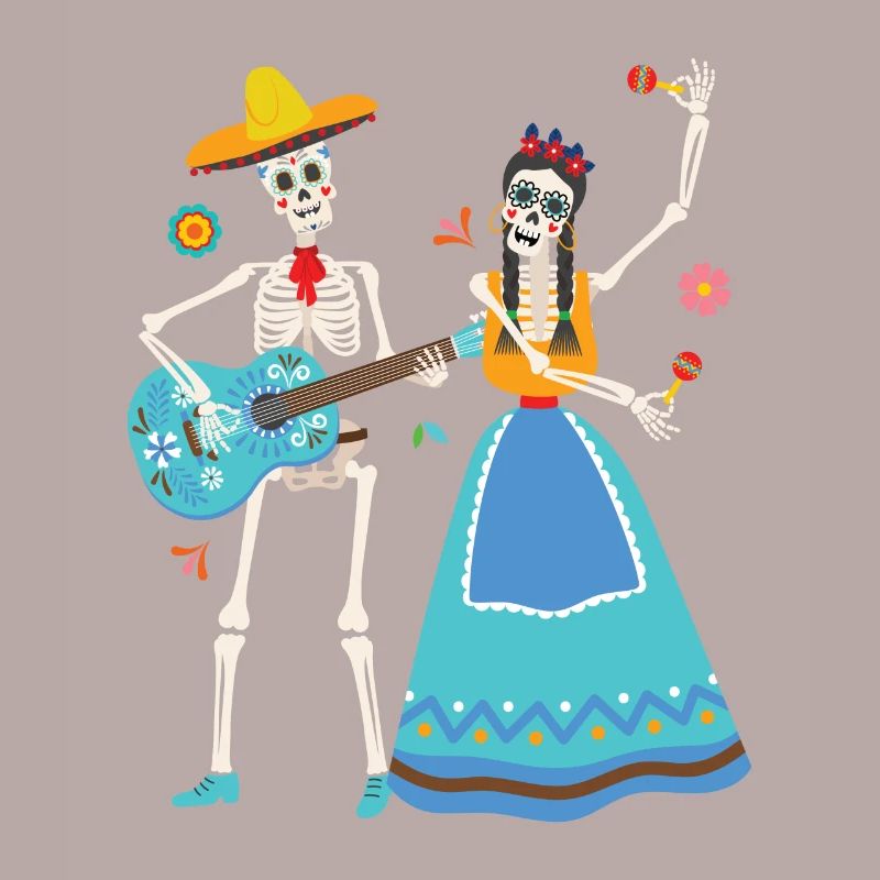 Dia de Los Muertos Dance Mexico