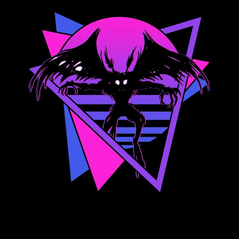 Mothman Crypto Cryptozoology Retro