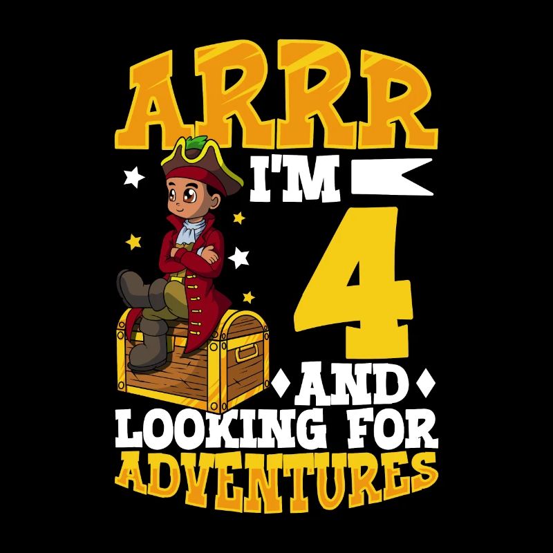 I'm 4 - Boy Pirate