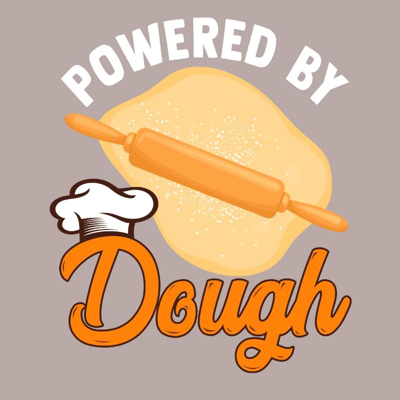 Funny bread baking baker rolling pin