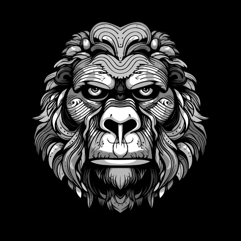 Portrait de gorille
