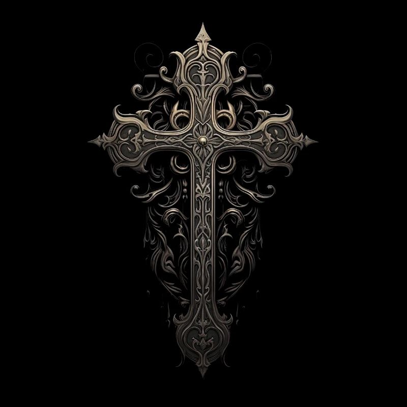 Gotisches Kreuz Goths Design Viktorianisch