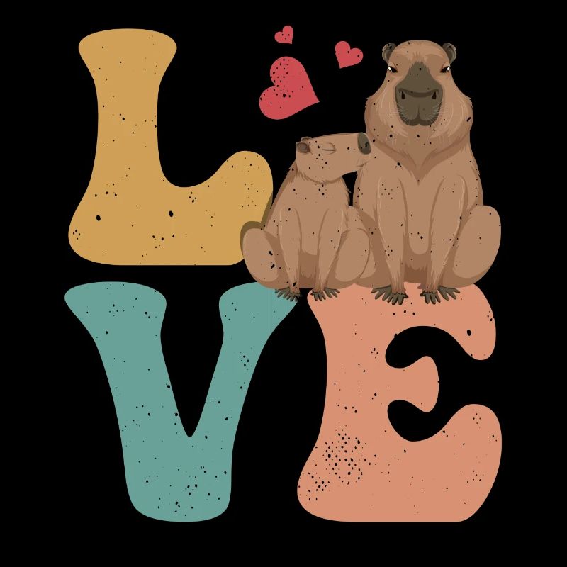 Capybara Capibara AMOUR
