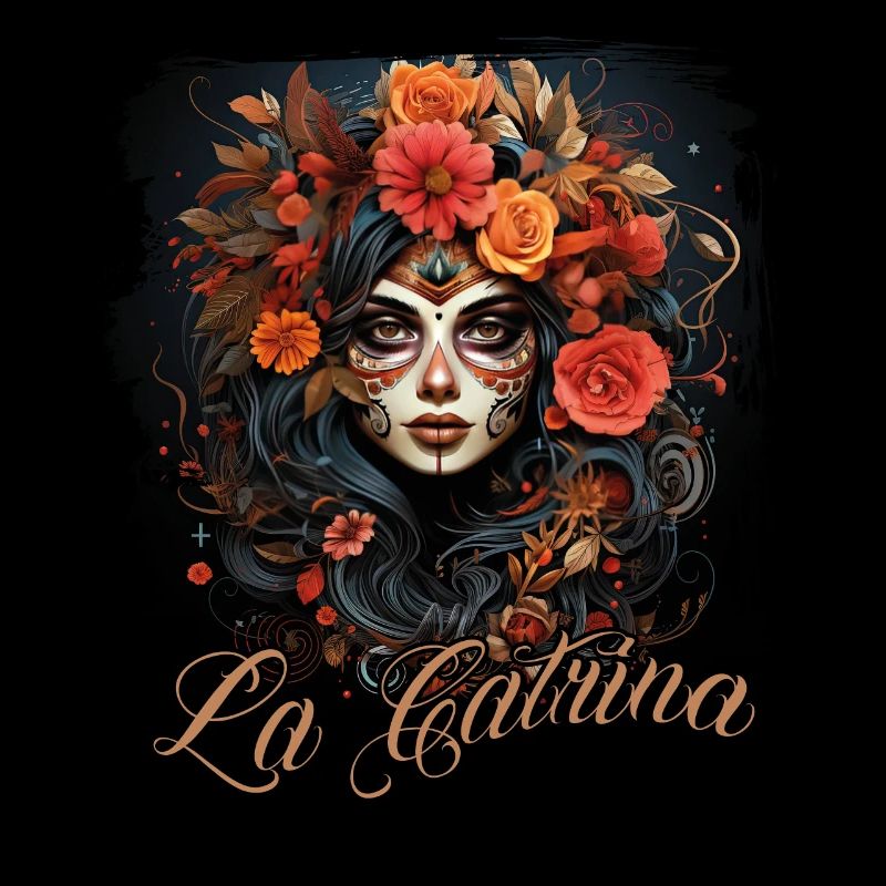 La Catrina Cool Dia De Los Muertos Design