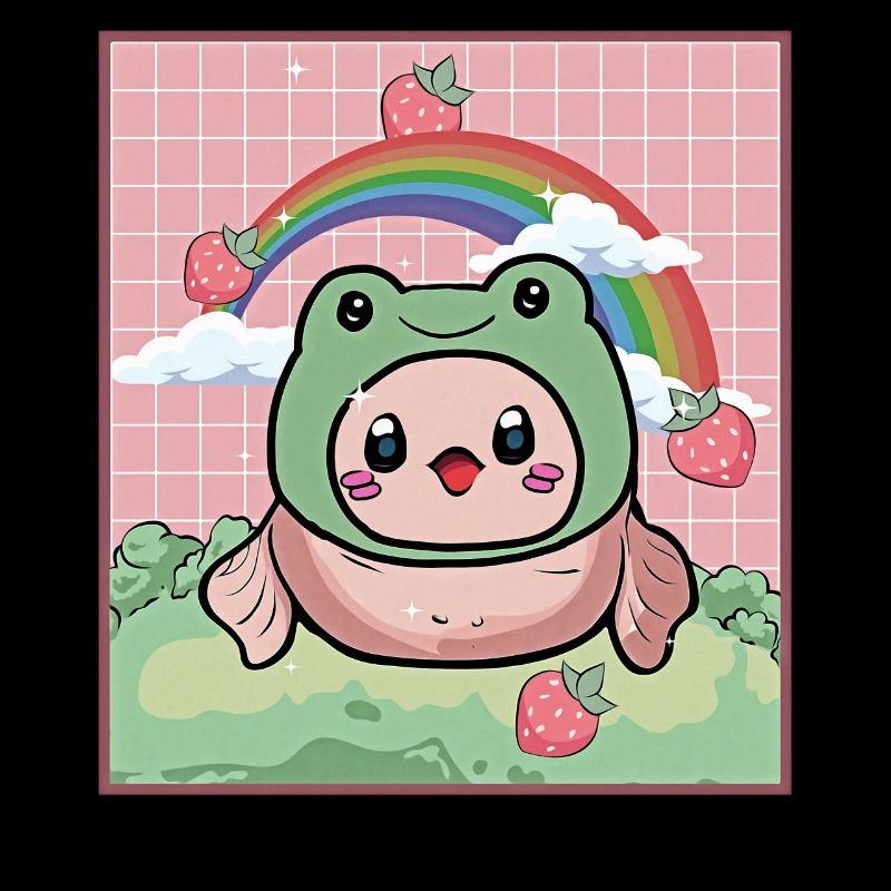 Chapeau de grenouille Kawaii Cottagecore Blobfish