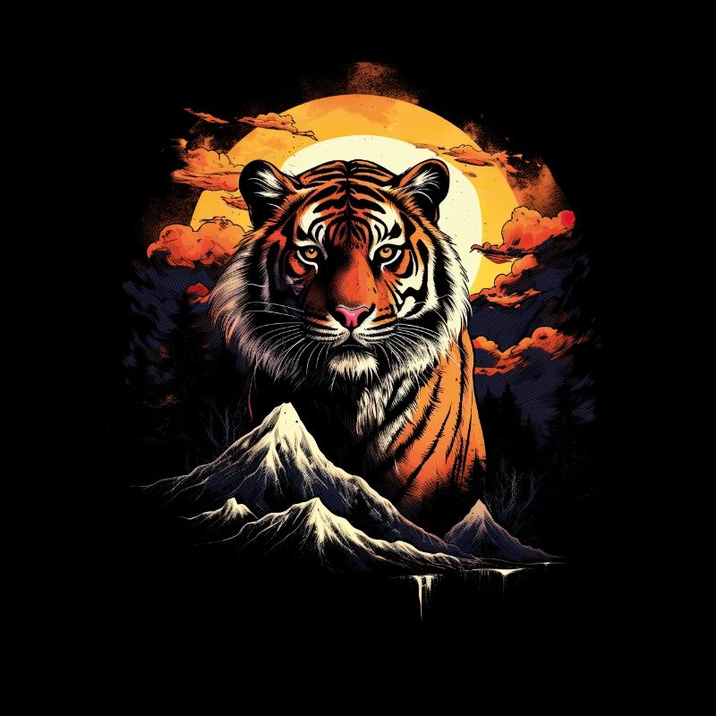 Majestic Tiger Wilderness Wild Powerful