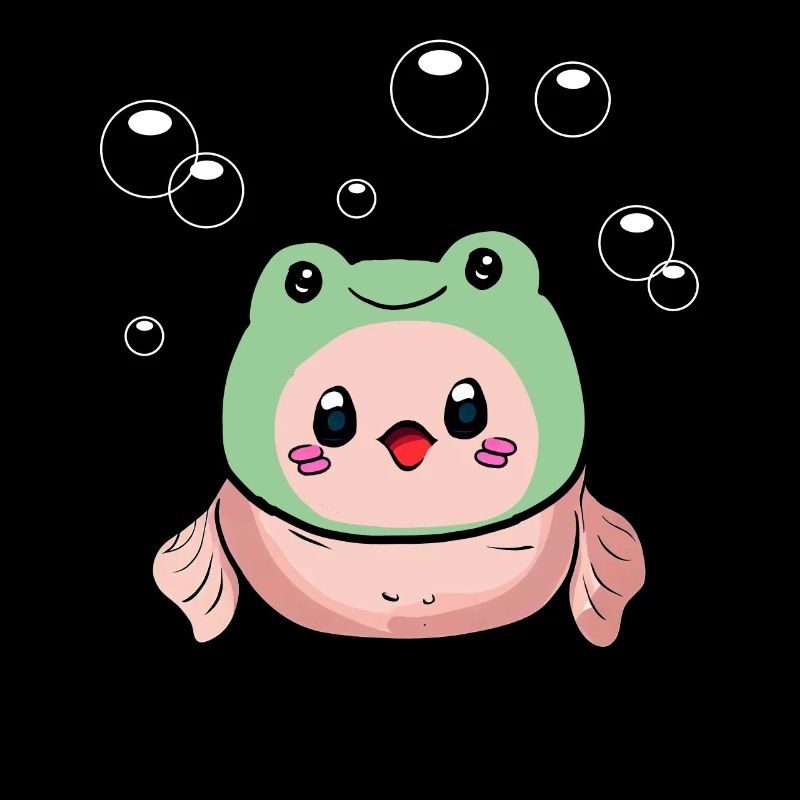Chapeau de grenouille Kawaii Cottagecore Blobfish