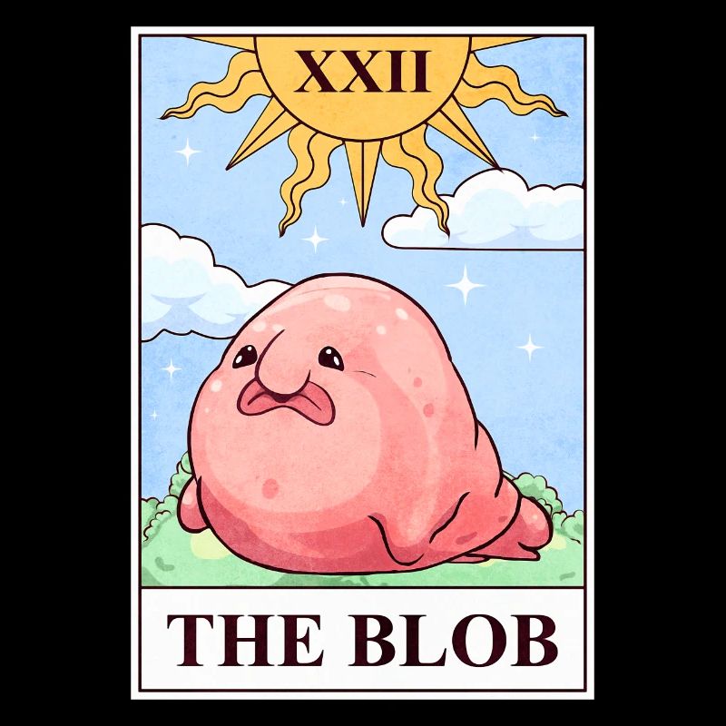 Carte de tarot Blobfish