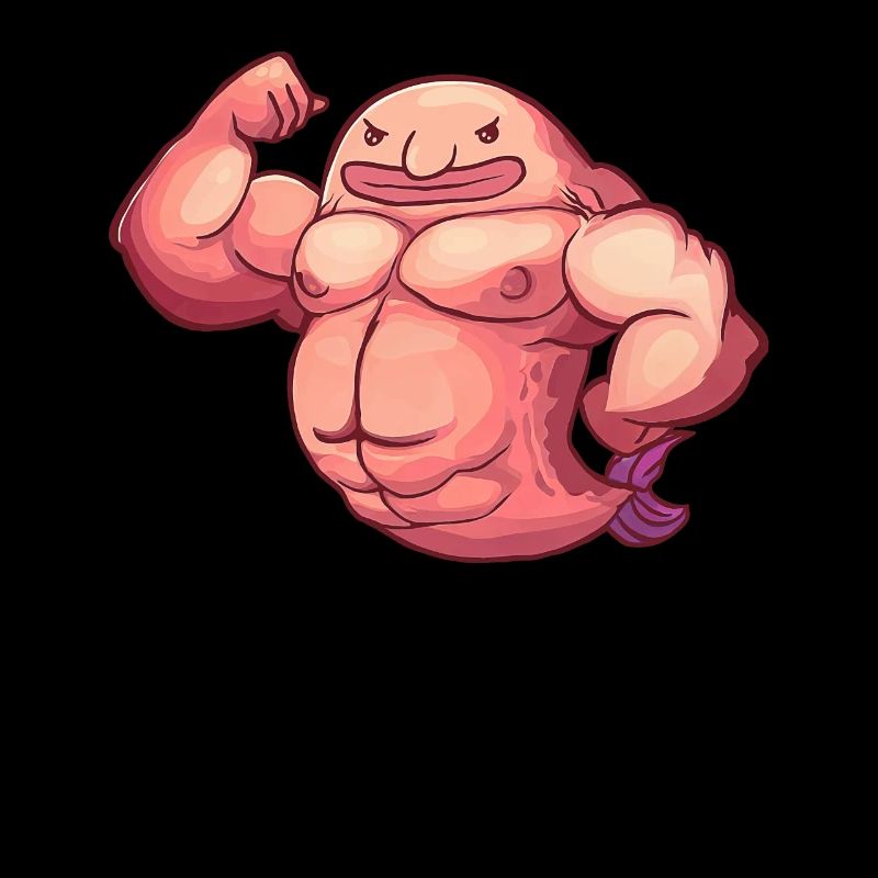 Funny Gym Workout Blob Fish