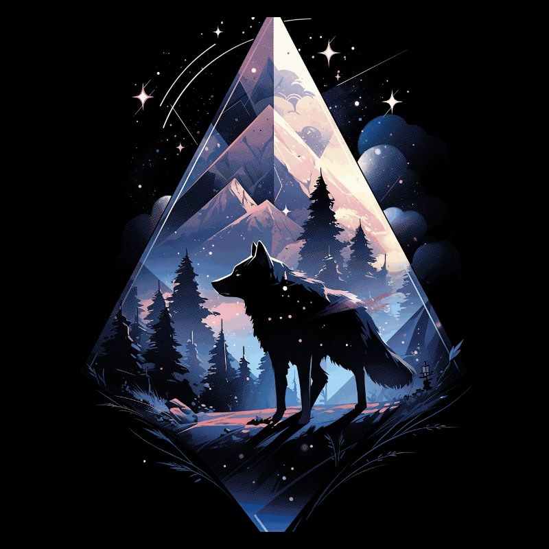 Majestic Wolf Wolves