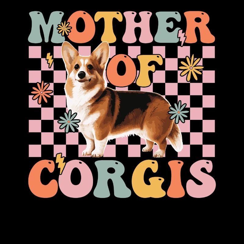 Groovy Corgi Maman Chien Maman