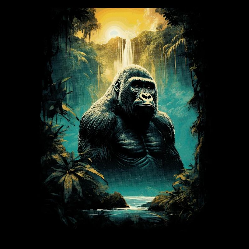 Gorilla, Wilderness, Primate, Nature, Monkey