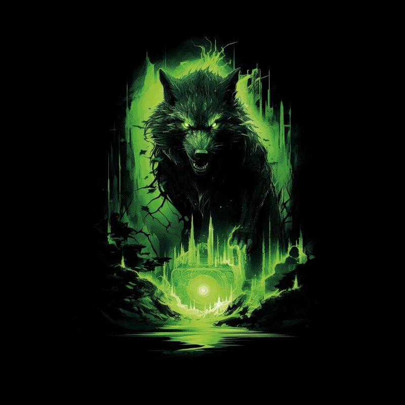 Fantasy Wolf Werewolf Horror Sword Supernatural