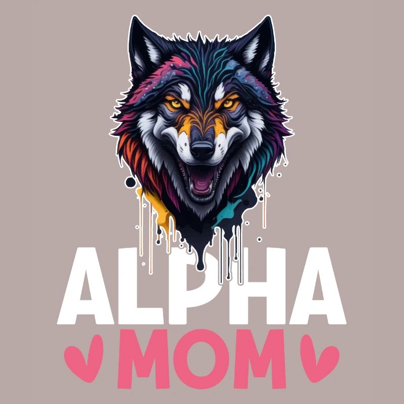 Weiblicher Alpha-Wolf
