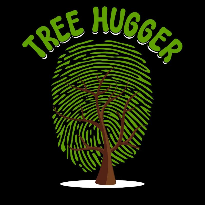 Environmentalist nature lover fingerprint