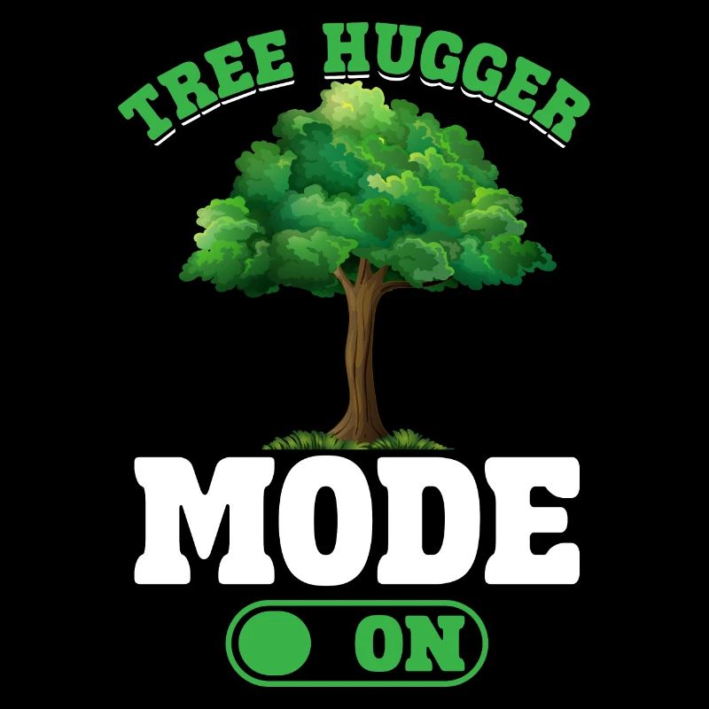 Environmentalists hugging trees