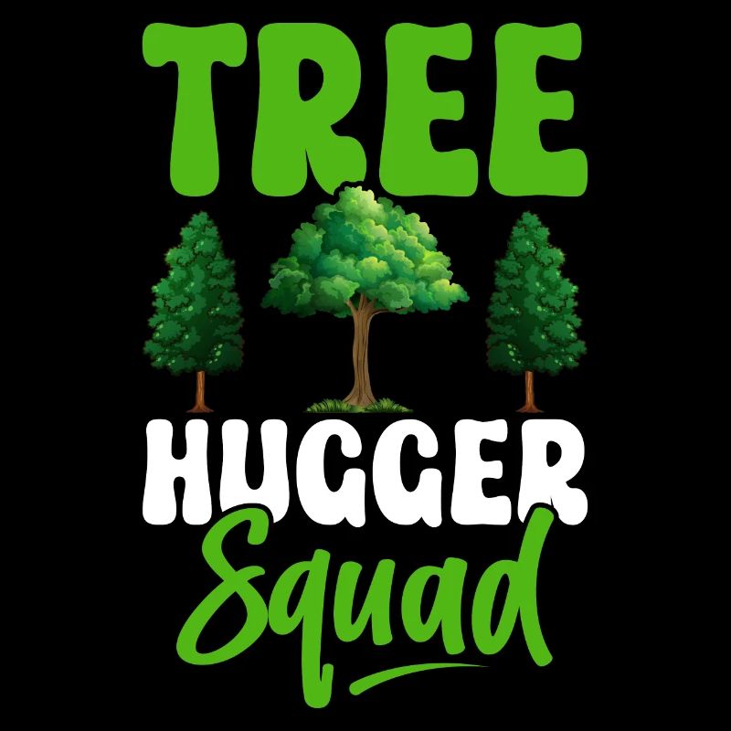 Environmentalists hugging trees