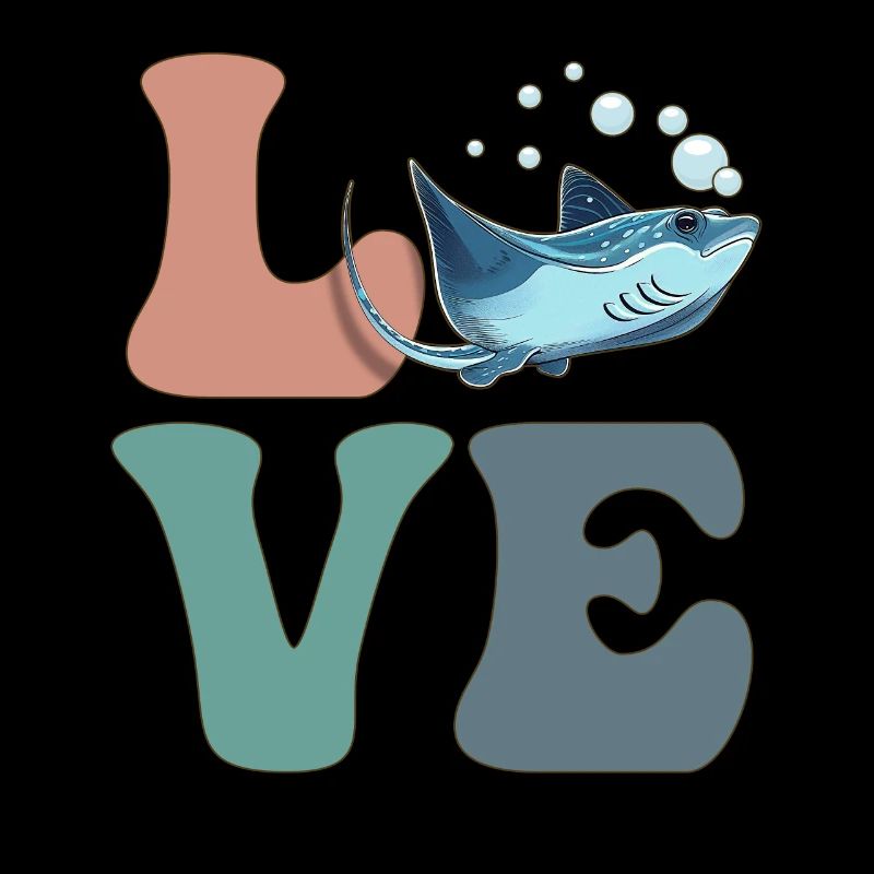 LIEBE Stachelrochen Mantarochen