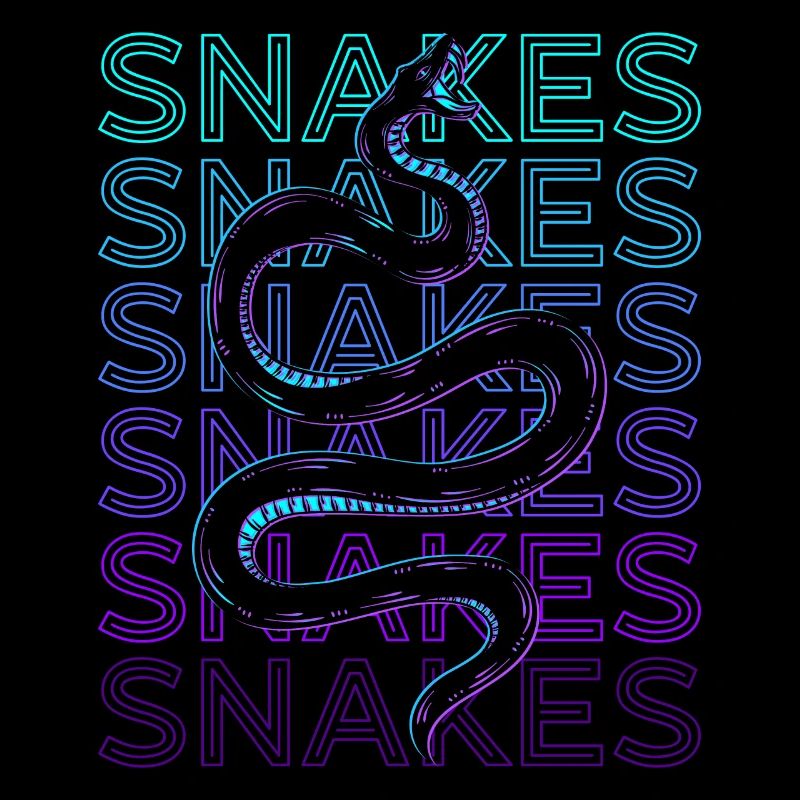 Snakes Snake Lover Retro