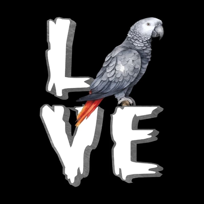 Afrikanisches Graupapagei Geschenk