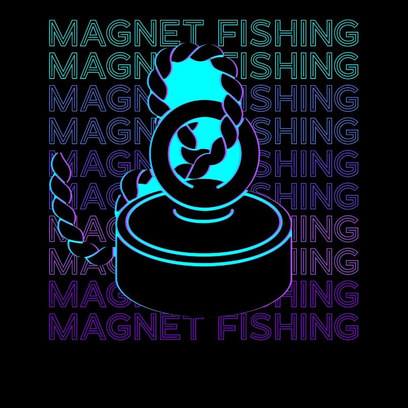 Magnet Pêche Magnet Pêcheur Retro