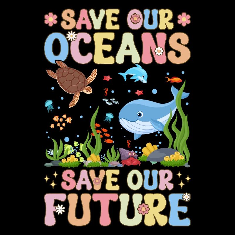 Environmentalist Sea Turtle Save the Oceans