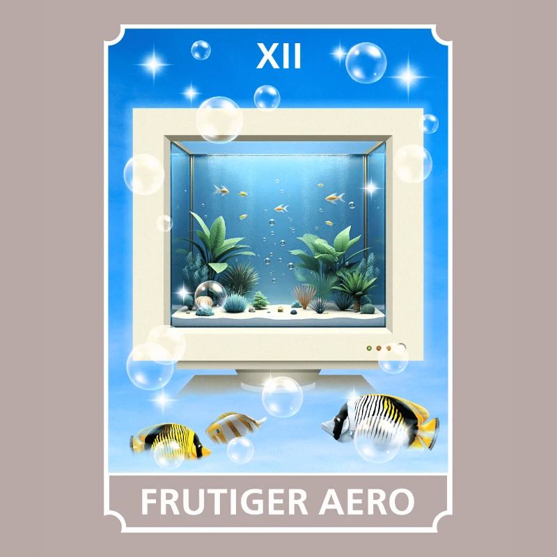 Frutiger Aero Aesthetic Tech Computer Aquarium