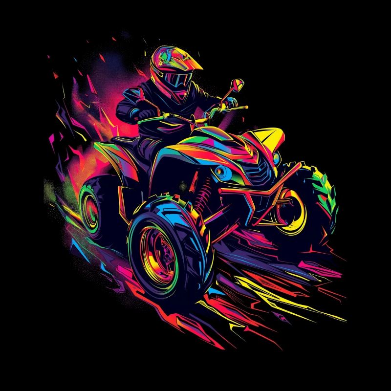 VTT Quad 4 Roues Pop Art