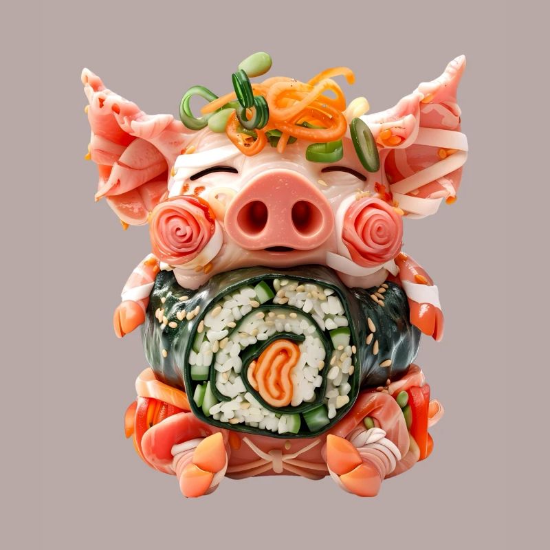 Gimbap de cochon