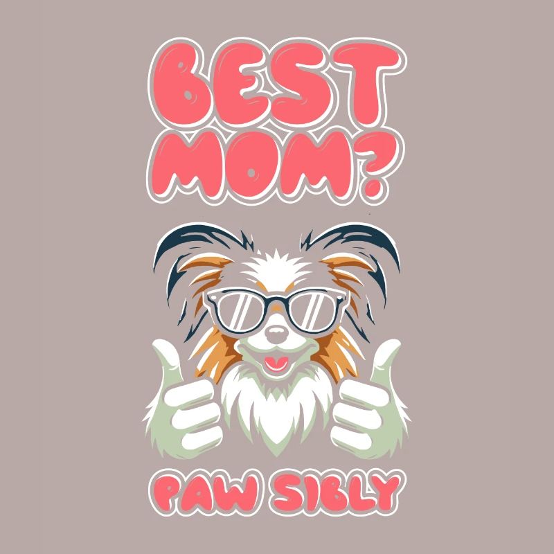 Papillon Mutter Meilleure Maman Pawsibly
