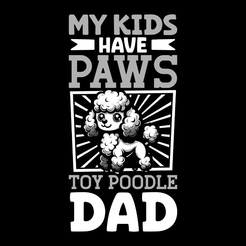 Papa caniche jouet