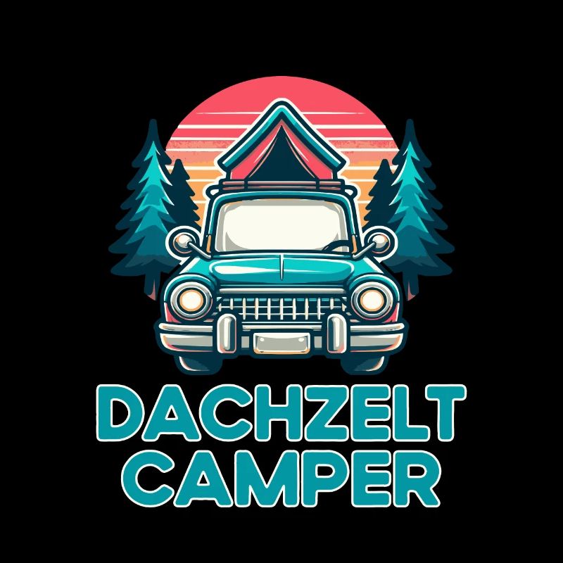 Dachzelt Camper Retro Dachzeltcamping Autodachzelt