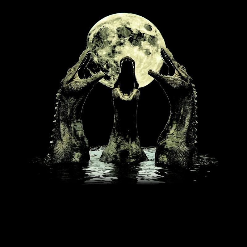 Monstre du Loch Ness Nessie Plésiosaure Hurlant