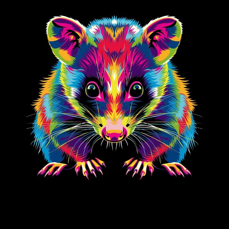 Opossum Haustier Popart