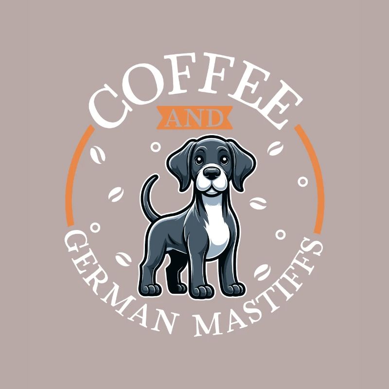 Coffee and Great Dane