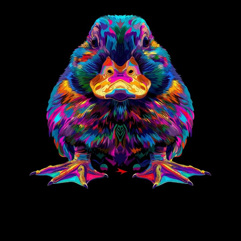 Ornitorinco mammifero Popart