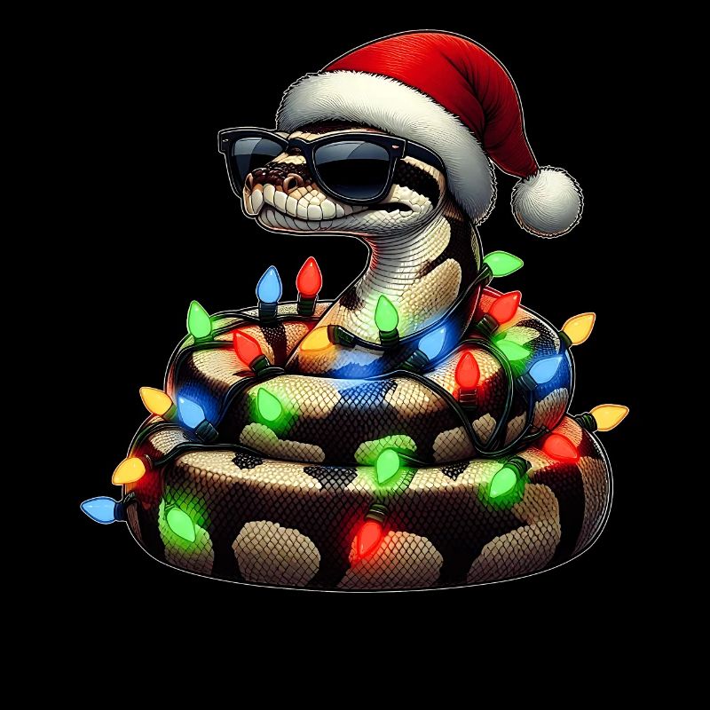 Ball Python Schlange Sonnenbrille Niedlich Weihnac