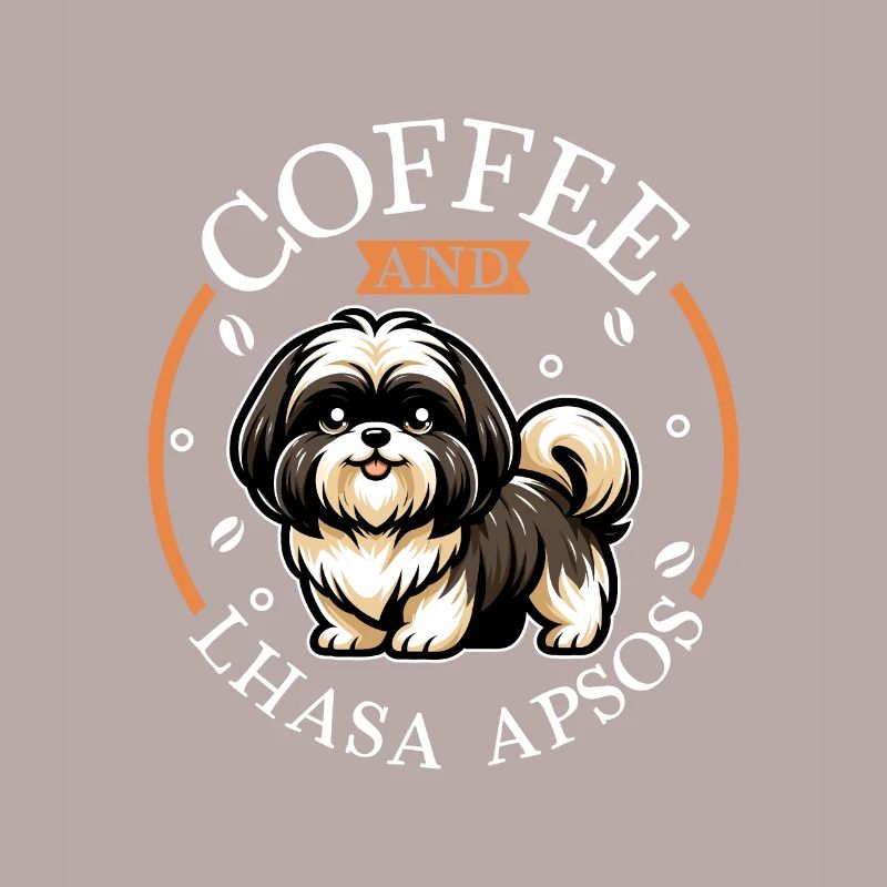 Café et Lhassa Apso