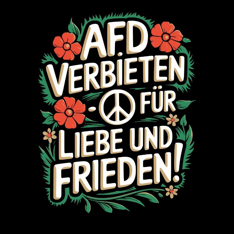 AFD Verbot! Nazis verbieten - Sprüche Gegen Rechts
