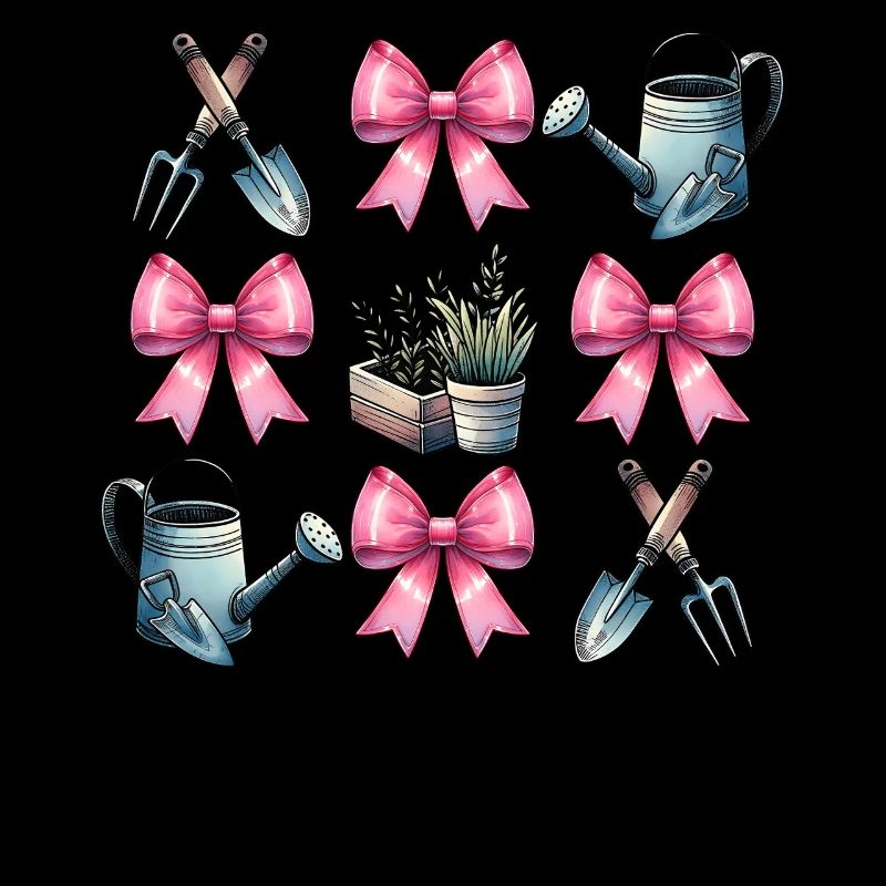 Coquette Bow Gardening Gardener Tools