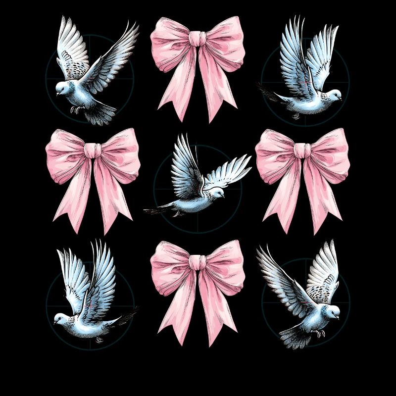 Coquette Bogen Taubenjagd Jäger rosa Schleife Mom