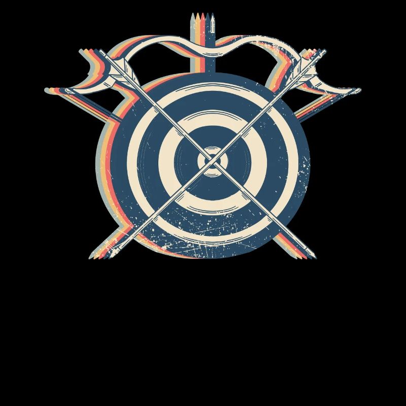 Archery Archer Bow and Arrow Retro