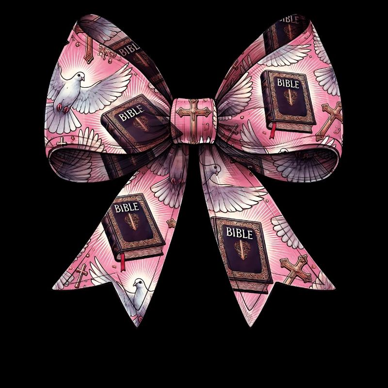 Coquette Bow Pasteur Chrétien Bible Colombe