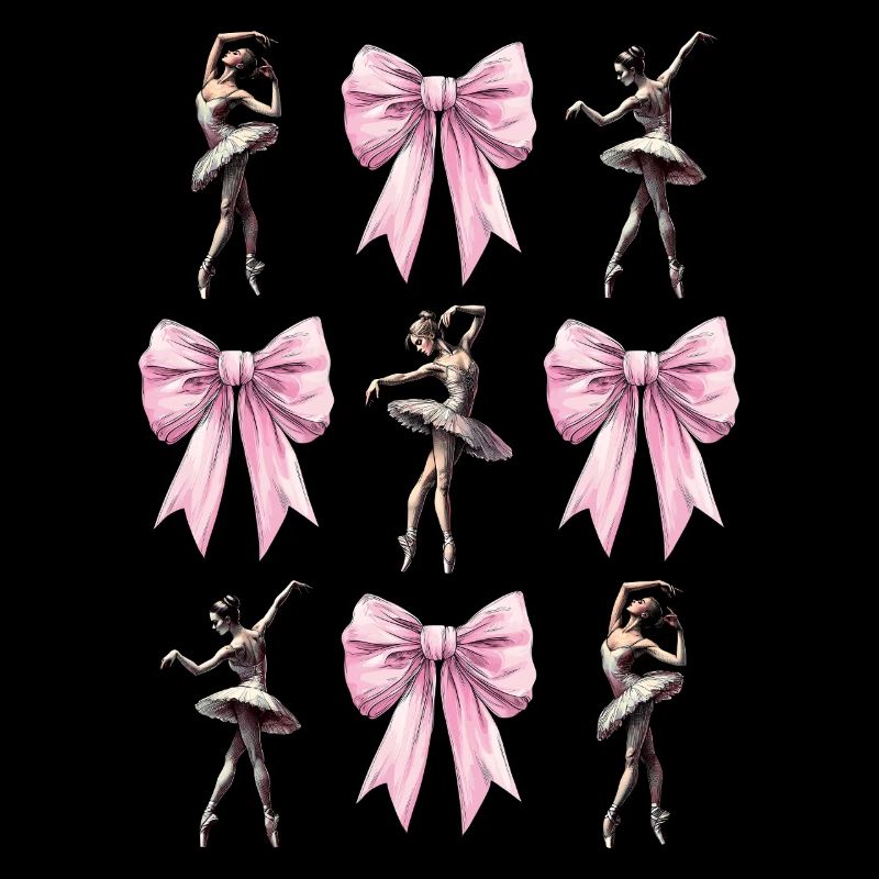 Coquette Bow Ballerine Danse Ballet Danseuse