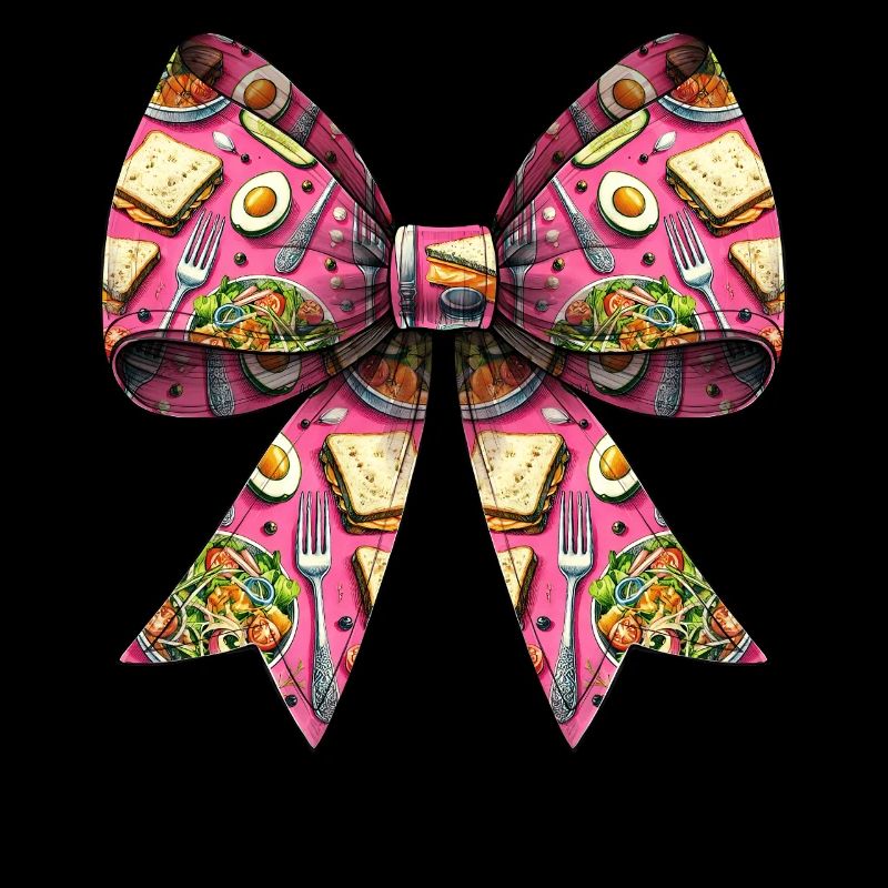 Coquette Bow Lunch Lady Cafeteria Arbeiter