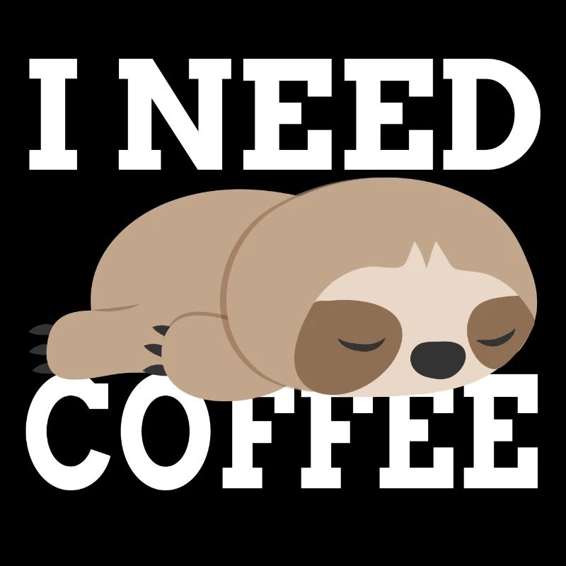 Faultier Kaffee Koffein
