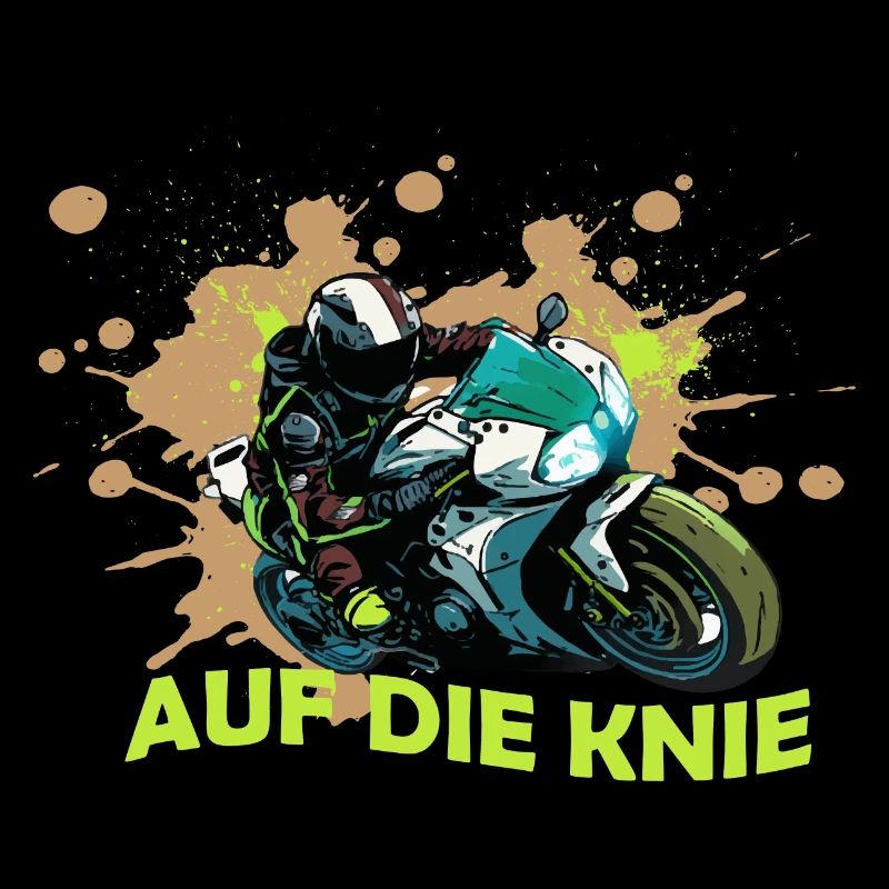 Motorcycle on your knees